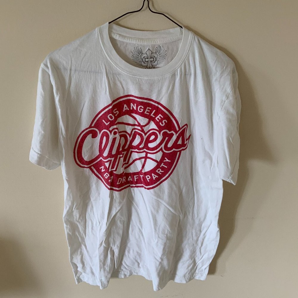 Los Angeles Clipper White NBA Draft Party T-shirt M